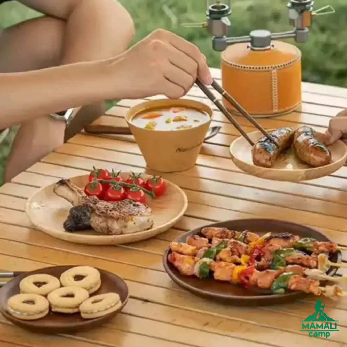 بشقاب چوبی سفری نیچرهایک مدل NH20CJ013 اورجینال