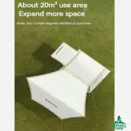 چادر اتوماتیک کابینی بلک داگ مدل CBD2300ZP016 اورجینال سری