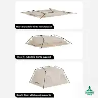 چادر اتوماتیک کابینی بلک داگ مدل CBD2300ZP016 اورجینال سری