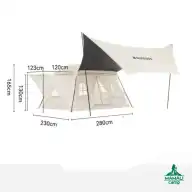 چادر اتوماتیک کابینی بلک داگ مدل CBD2300ZP016 اورجینال سری