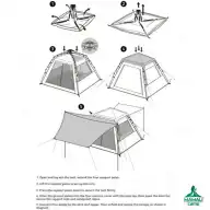چادر اتوماتیک بلک داگ  اورجینال مدل  CBD2550WS016 سری Leisure 2.1 Base