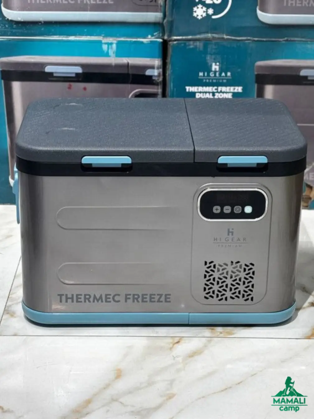 یخچال فریزر کمپرسوردار دو قلو Higear مدل HGRAA10603DGY (39 لیتر)