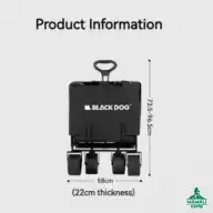 چرخ دستی تاشو بلک داگ مدل CBD2450JJ035 اورجینال