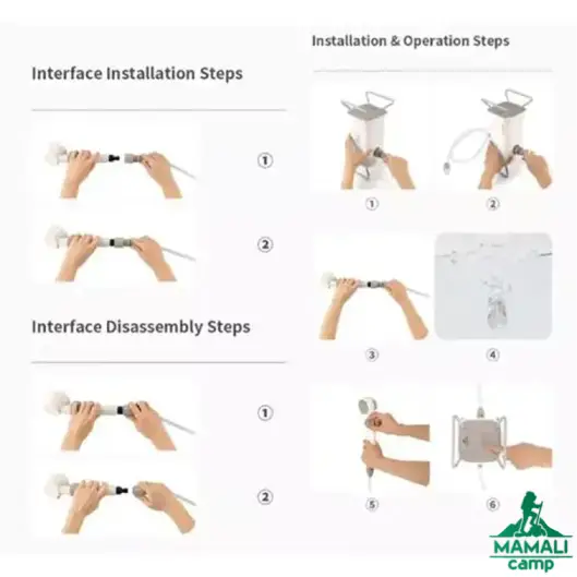 دوش سفری صحرایی نیچرهایک مدل NH20SJ018