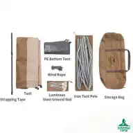 چادر توالت و حمام نیچرهایک مدل NH21ZP005 اورجینال