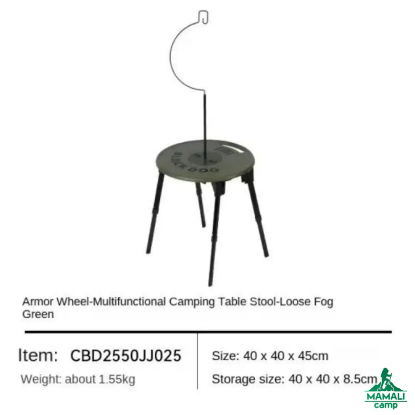 میز کمپینگ بلک داگ مدل CBD2550JJ025 اورجینال