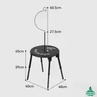 میز و صندلی تاشو کمپینگ بلک داگ مدل CBD2550JJ024 اورجینال