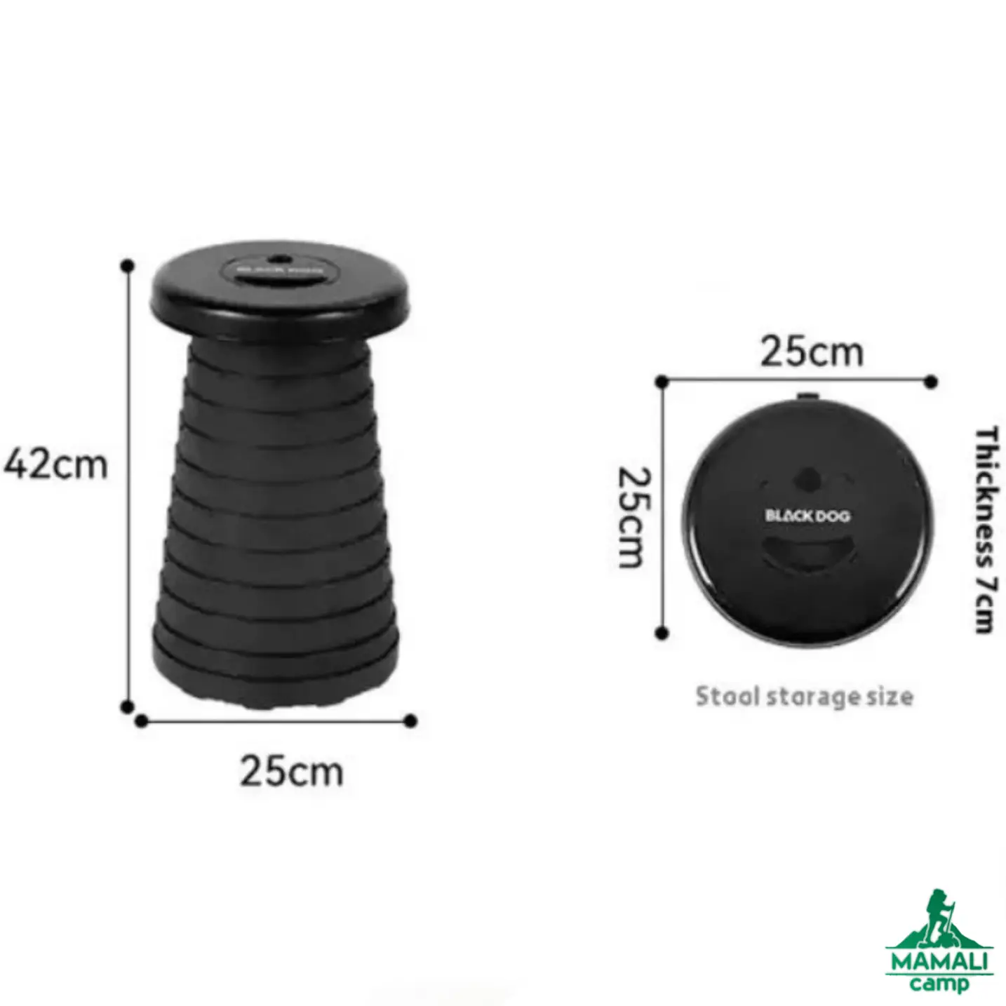 میز و صندلی تاشو کمپینگ بلک داگ مدل CBD2550JJ024 اورجینال