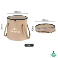سطل آب کمپینگ نیچرهایک مدل CNK2350CF010 اورجینال