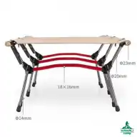 تخت کمپینگ نیچرهایک مدل NH20JJ009 اورجینال
