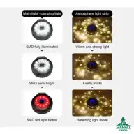 چراغ ریسه ای کمپینگ بلک‌ داگ مدل CBD2450ZM017 اورجینال