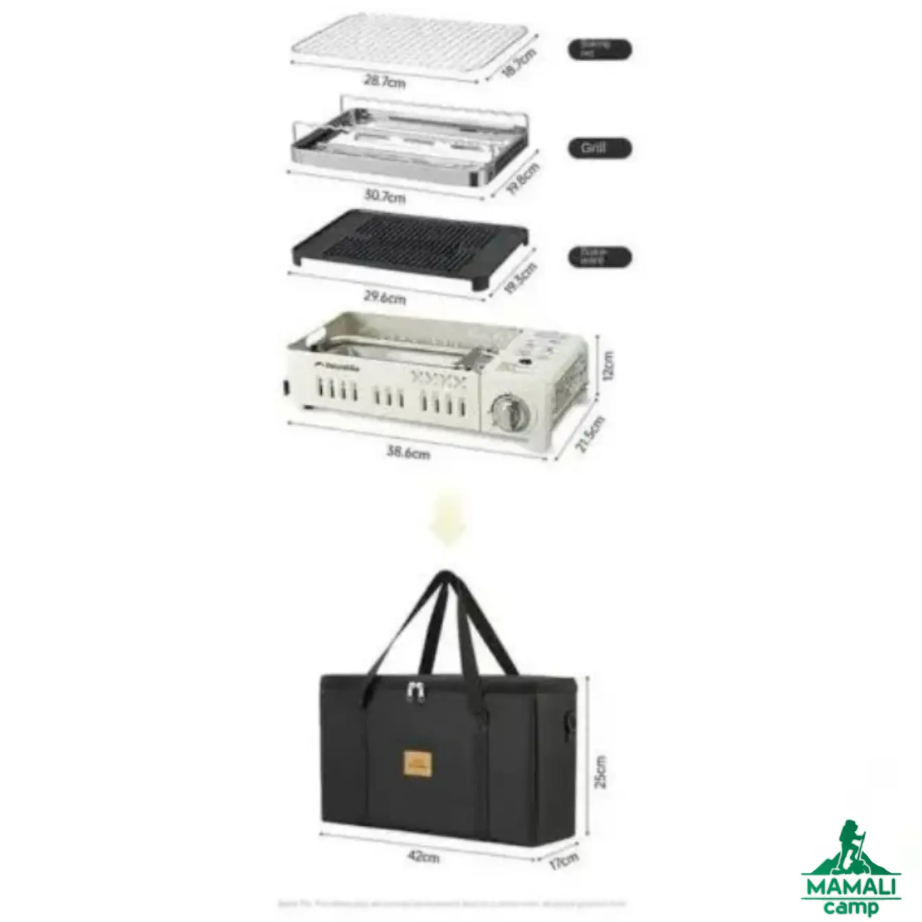 اجاق گاز چند منظوره بای ژو نیچرهایک مدل CNK2450CF033 اورجینال