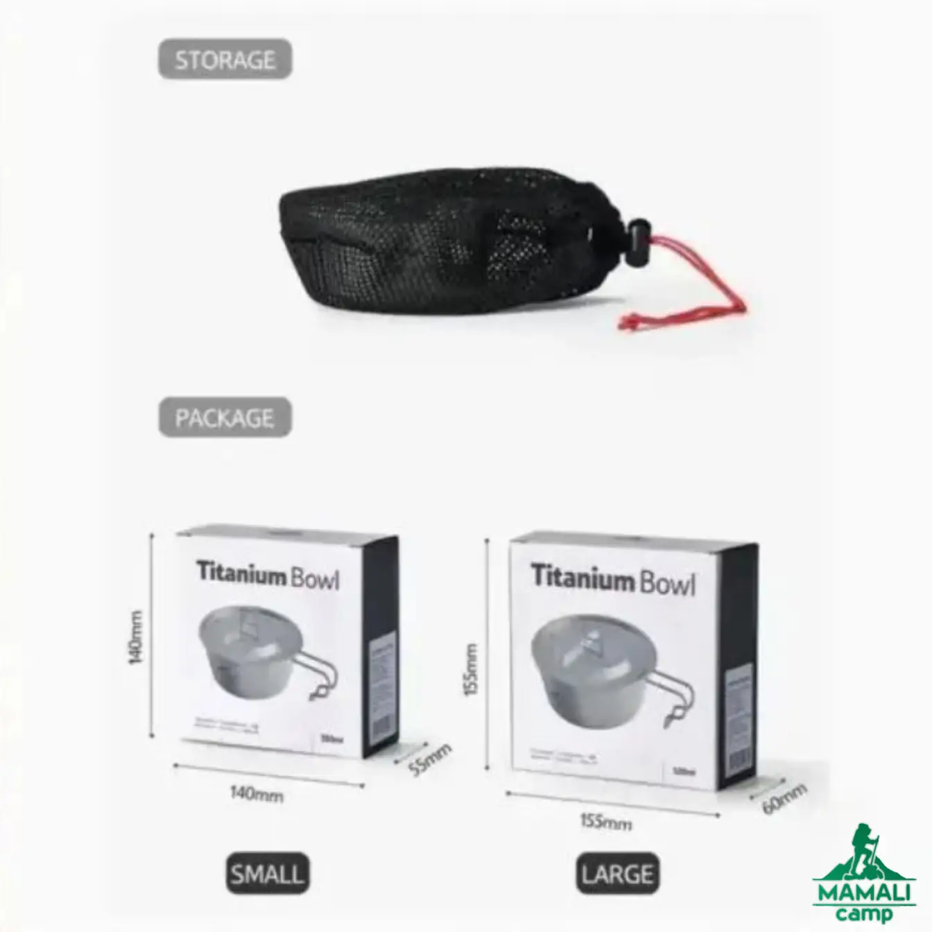 کاسه تیتانیومی 350 میلی لیتر نیچرهایک مدل NH22CJ001 اورجینال