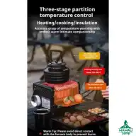 بخاری گازی قابل‌ حمل بلک‌ داگ مدل CBD2450CF021 اورجینال