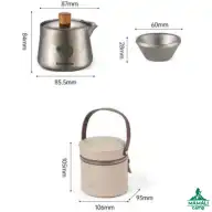 قوری تیتانیومی باکیفیت نیچرهایک مدل CNK2450CF025