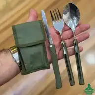 ست قاشق، چنگال و کارد مسافرتیTravel Spoon134