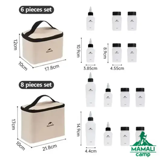 جا ادویه 8 تکه نیچرهایک مدل Naturehike CNH22CJ043