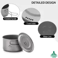 قابلمه تیتانیوم نیچرهایک مدل NH18T202-B 