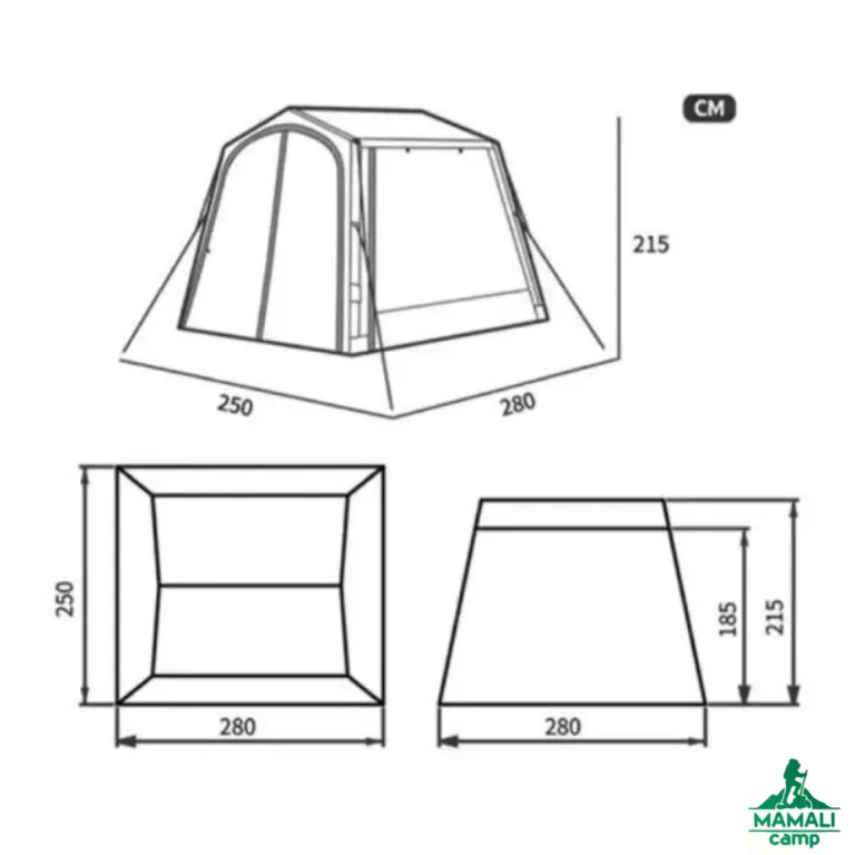 چادر بادی AIR 7.0 نیچرهایک مدل CNK2350WS022 
