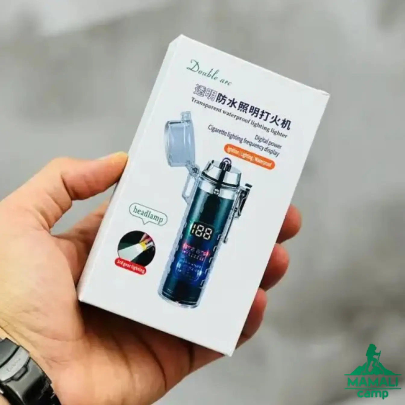 فندک پلاسمایی شارژی چراغ قوه دار مدل HB-256