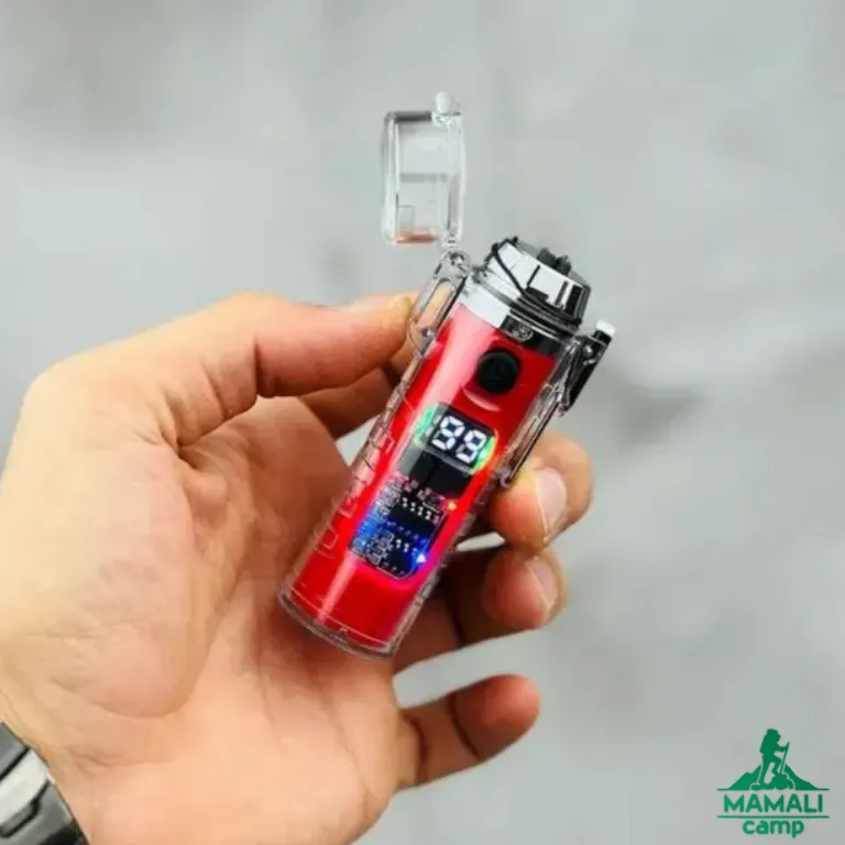فندک پلاسمایی شارژی چراغ قوه دار مدل HB-256