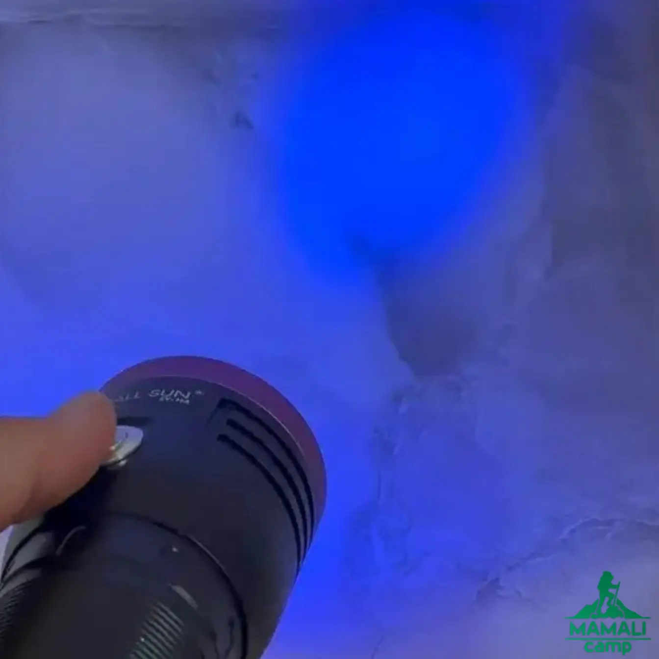 چراغ قوه یووی UV سه لامپ اسمال سان مدل ZY-H4 