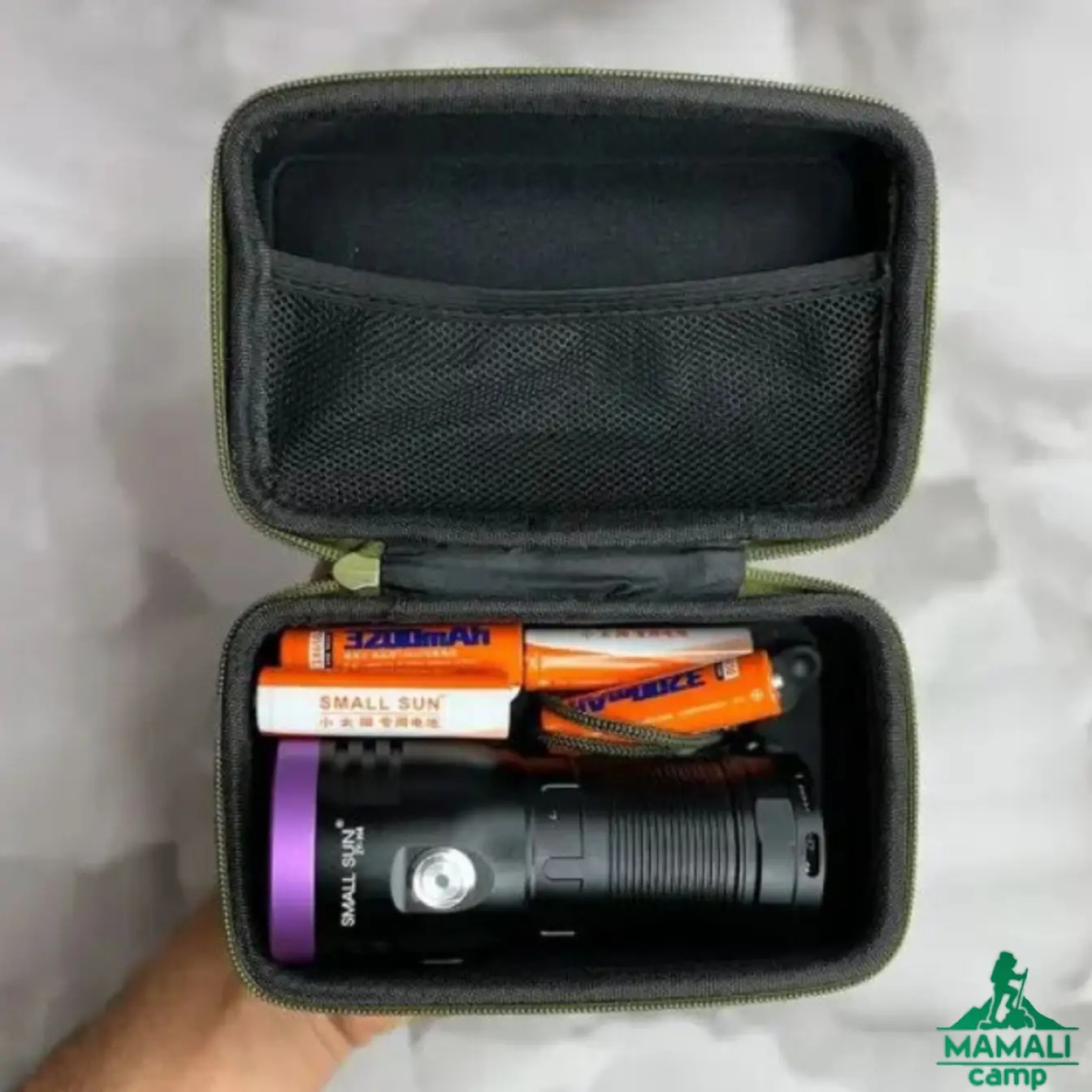 چراغ قوه یووی UV سه لامپ اسمال سان مدل ZY-H4 