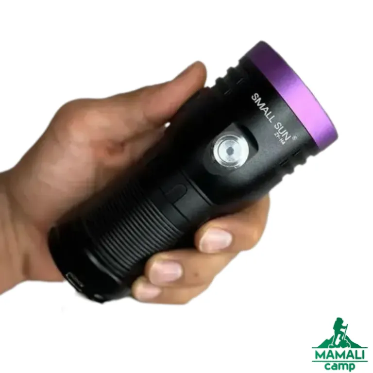 چراغ قوه یووی UV سه لامپ اسمال سان مدل ZY-H4 