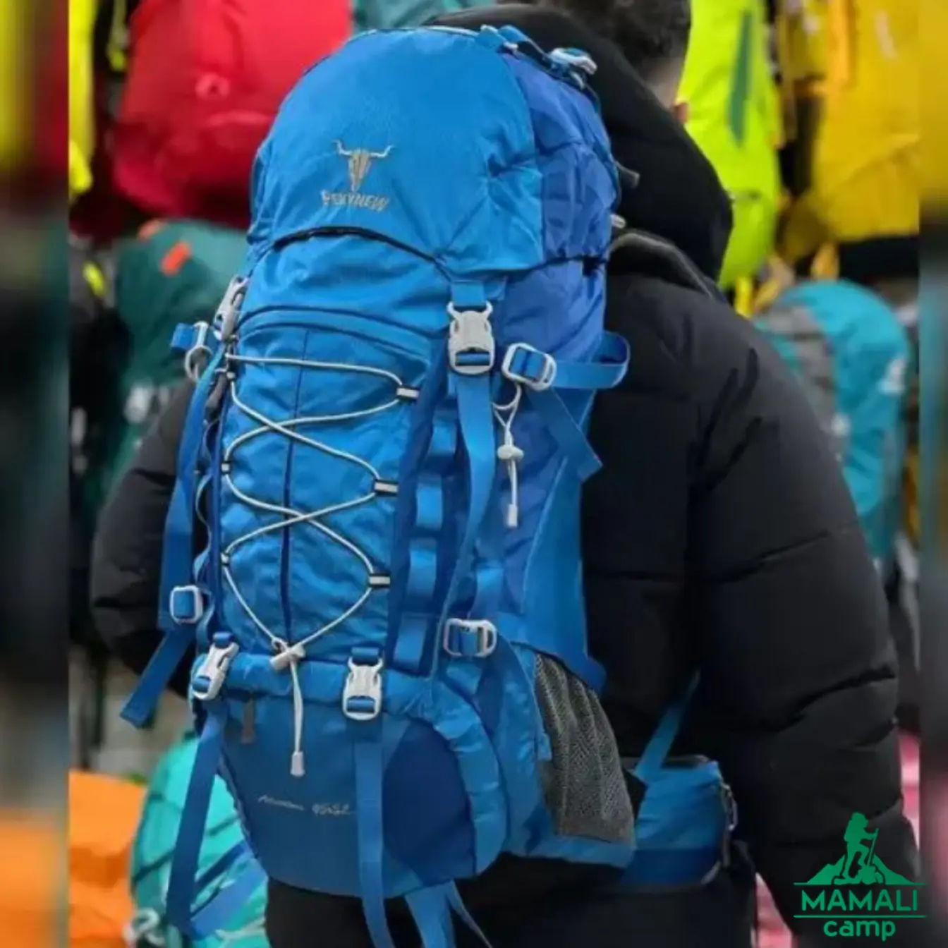 کوله پشتی کوهنوردی45+5 لیتری کله گاوی مدل Adventure