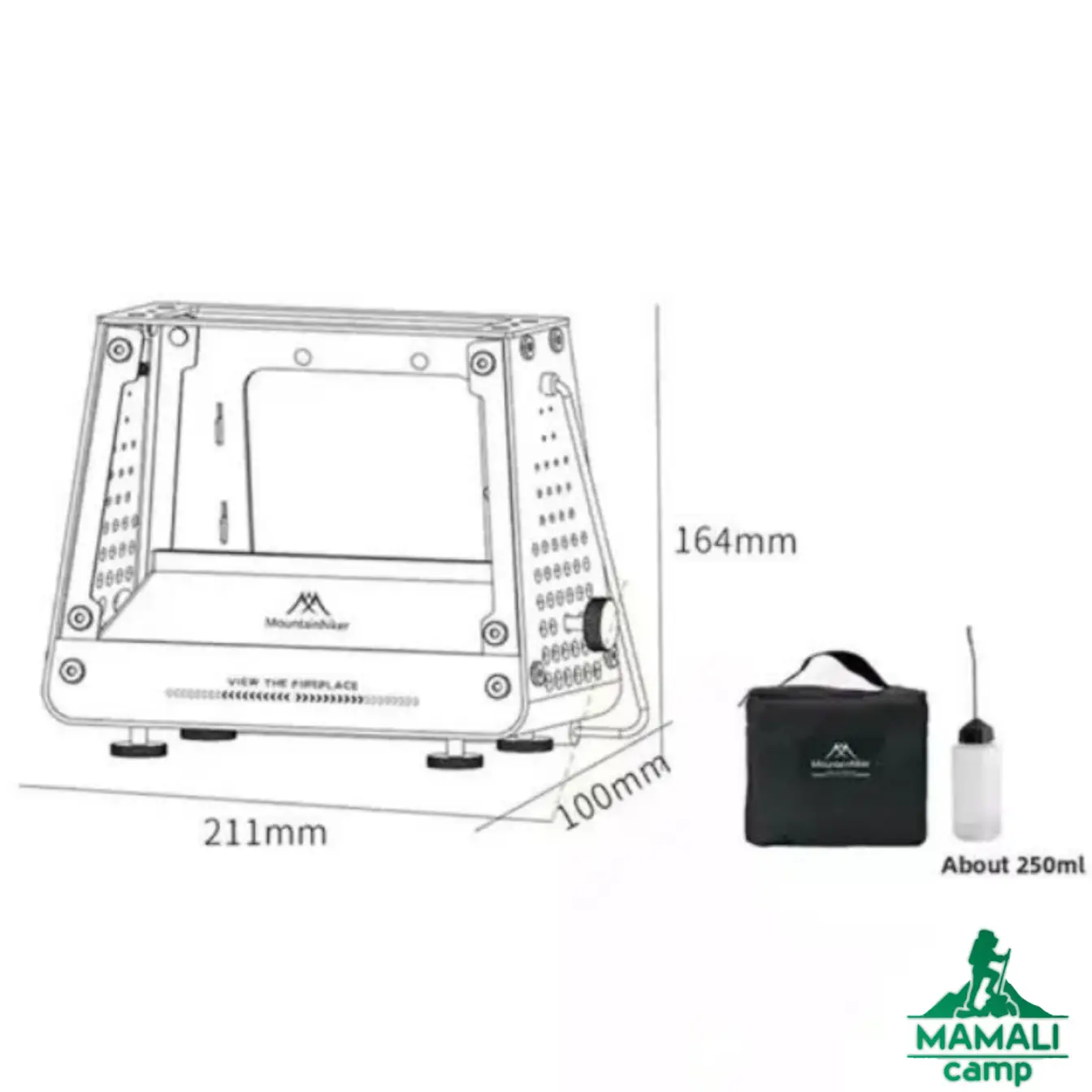 اجاق کمپینگ ماونتین هایکر مدل SZK1302-2