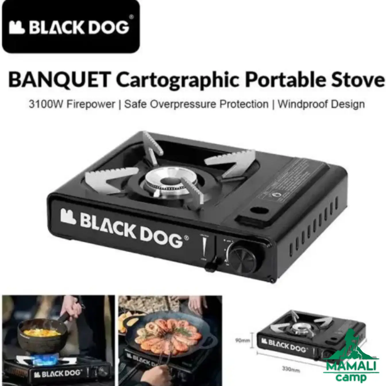 اجاق گاز بلک داگ BLACK DOG مدل CBD2300012