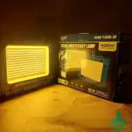 چراغ پروژکتور شارژی خورشیدی 400 وات مدل W8109-2