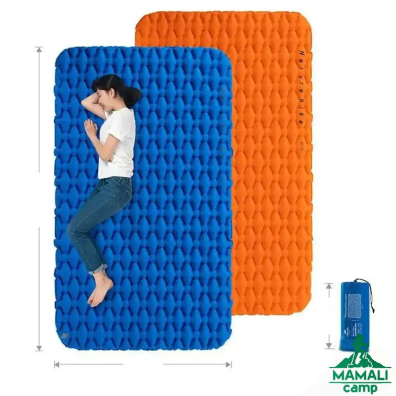 زیرانداز کیسه خواب بادی 2 نفره نیچرهایکFC11 مدل NH19Z055-P