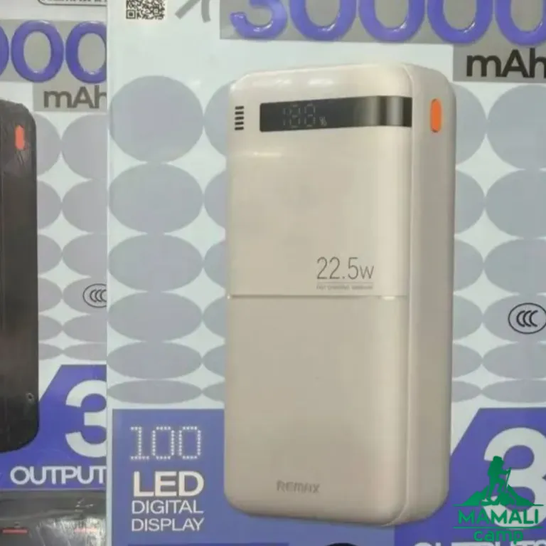 پاوربانک 30000 میلی آمپر 22.5 وات ریمکس مدل FP-22