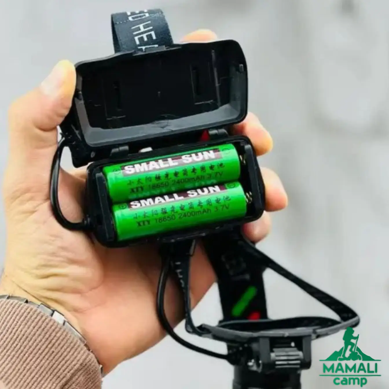 چراغ پیشانی زوم دار اسمال سان مدل ZY-T801