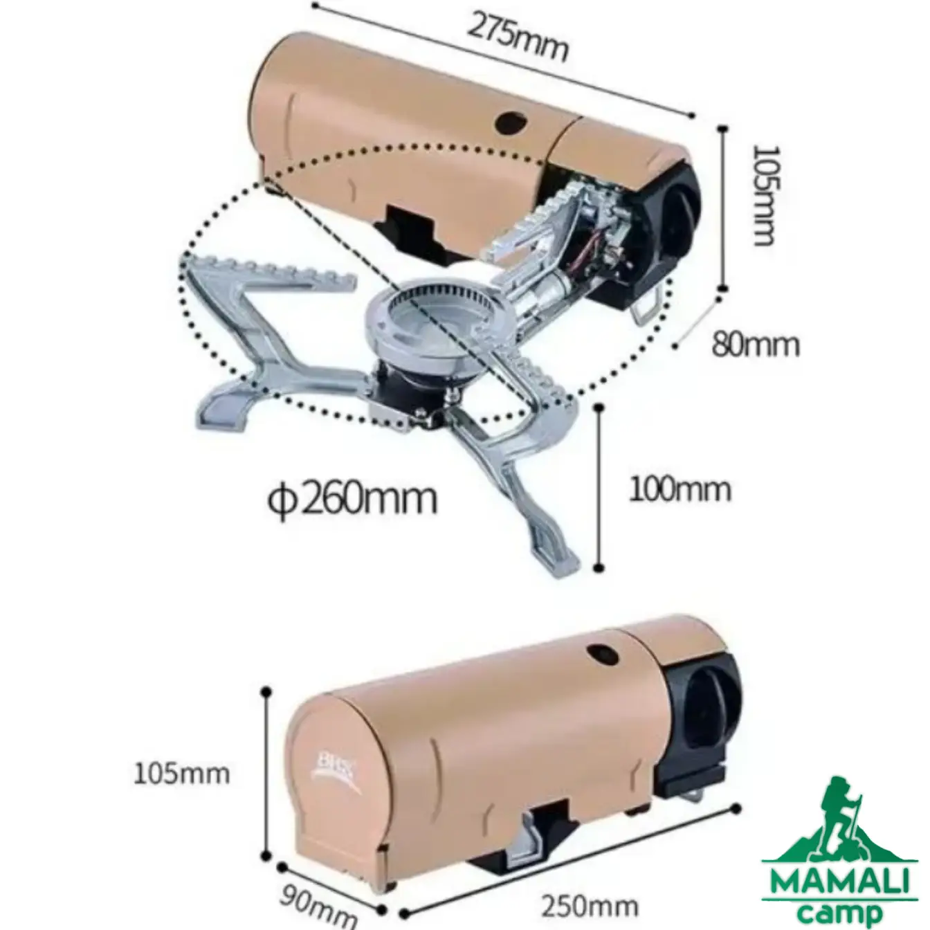 اجاق تاشو بی آر اس BRS مدل BRS-99