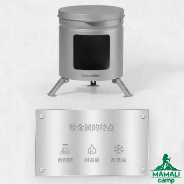 اجاق هیزمی تیتانیومی نیچرهایک مدل NH20RJ005