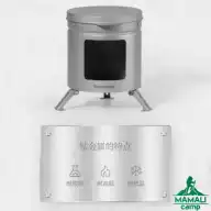 اجاق هیزمی تیتانیومی نیچرهایک مدل NH20RJ005