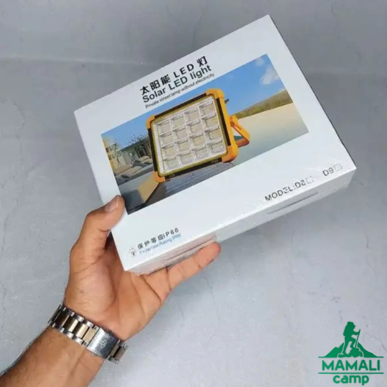 چراغ پروژکتور شارژی خورشیدی اسمال سان مدل SL-D8