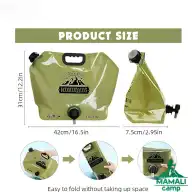 گالن آب 8 لیتری تاشو مدل Water Bag-8L