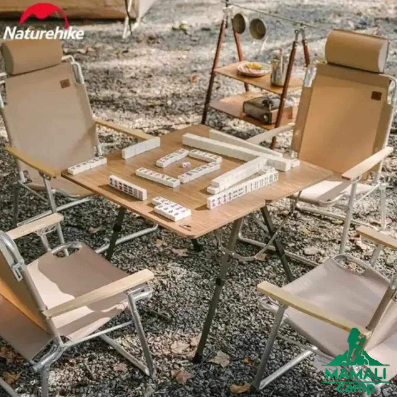 میز تاشو با ارتفاع قابل تنظیم نیچرهایک مدل CNH22JU054