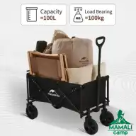 چرخ دستی تاشو 100 لیتر نیچرهایک مدل CNK2300JU014