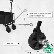 چرخ دستی تاشو 100 لیتر نیچرهایک مدل CNK2300JU014