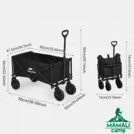 چرخ دستی تاشو 100 لیتر نیچرهایک مدل CNK2300JU014