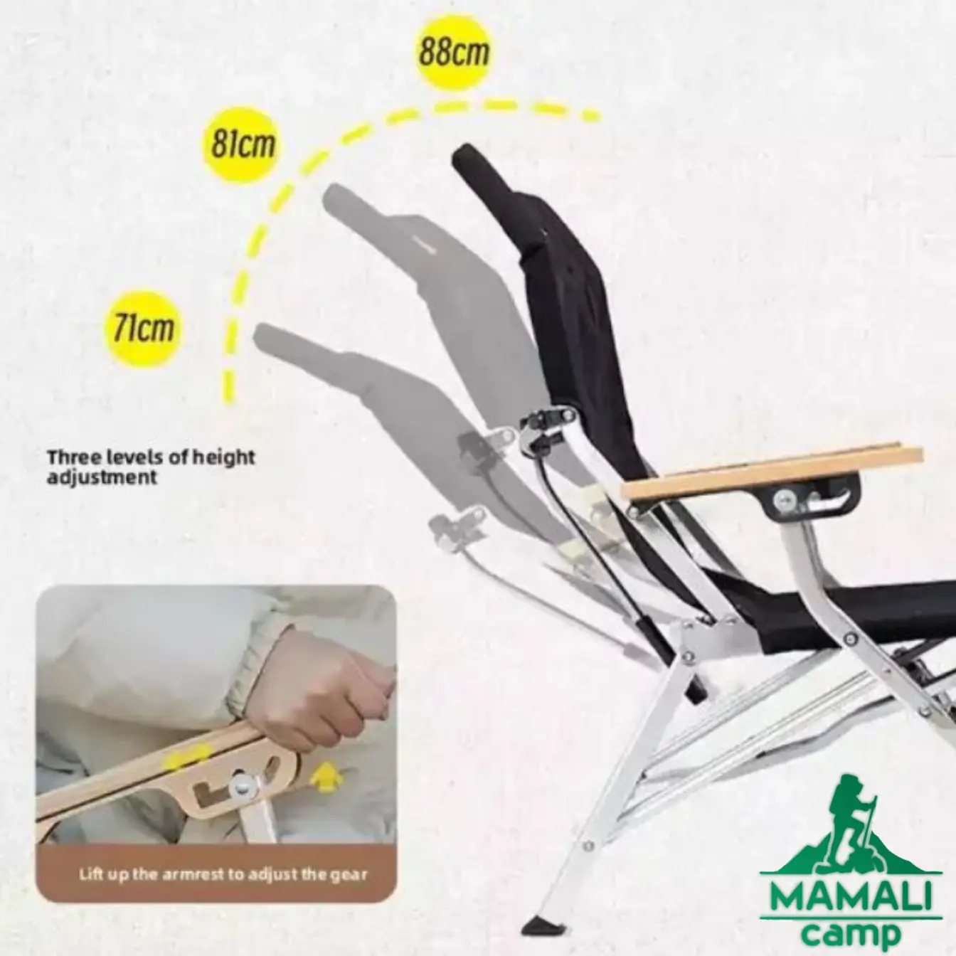 صندلی تاشو کمپینگ ماونتین هایکر مدل SZK1075