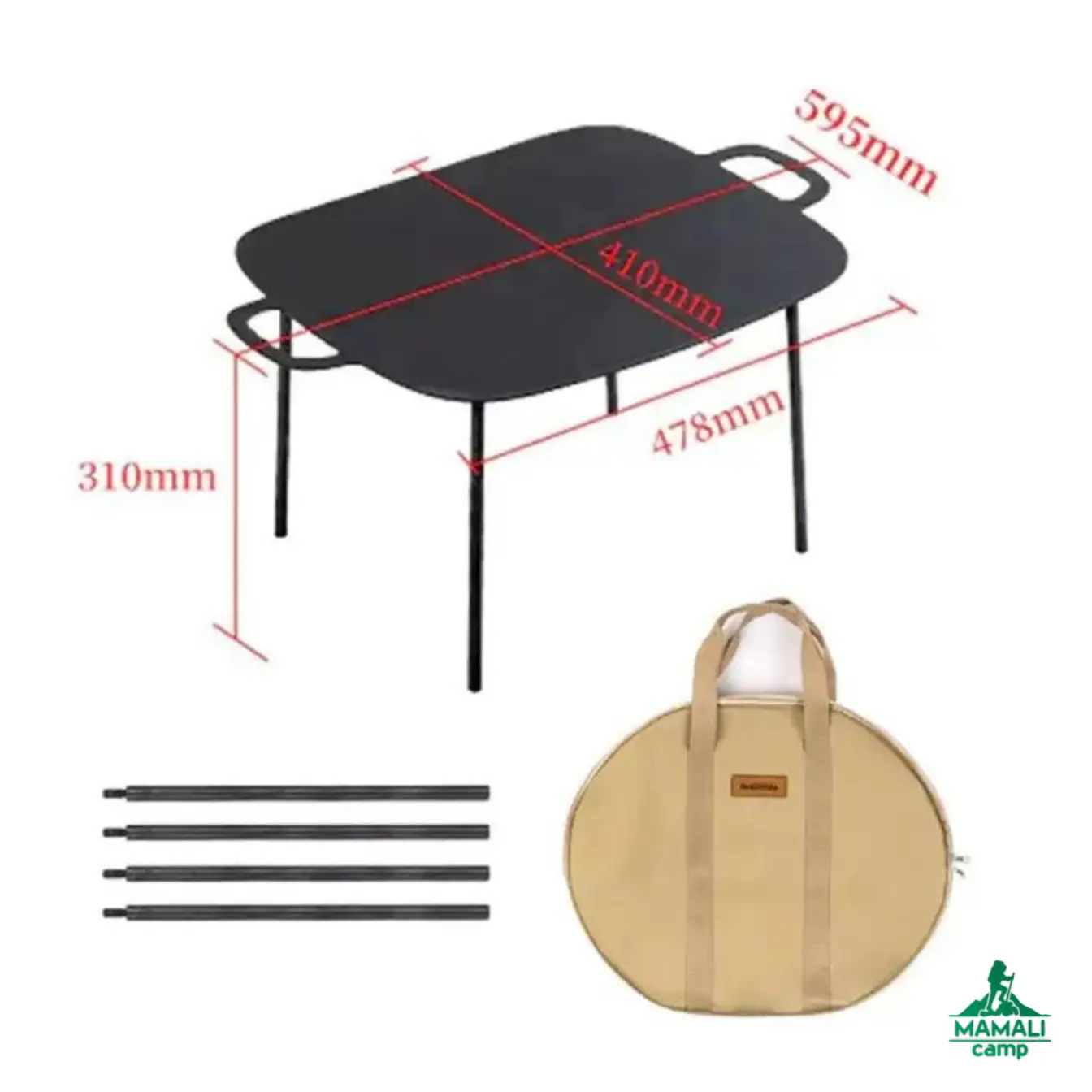 تابه چدنی نیچرهایک مدل NH20SK003 اورجینال