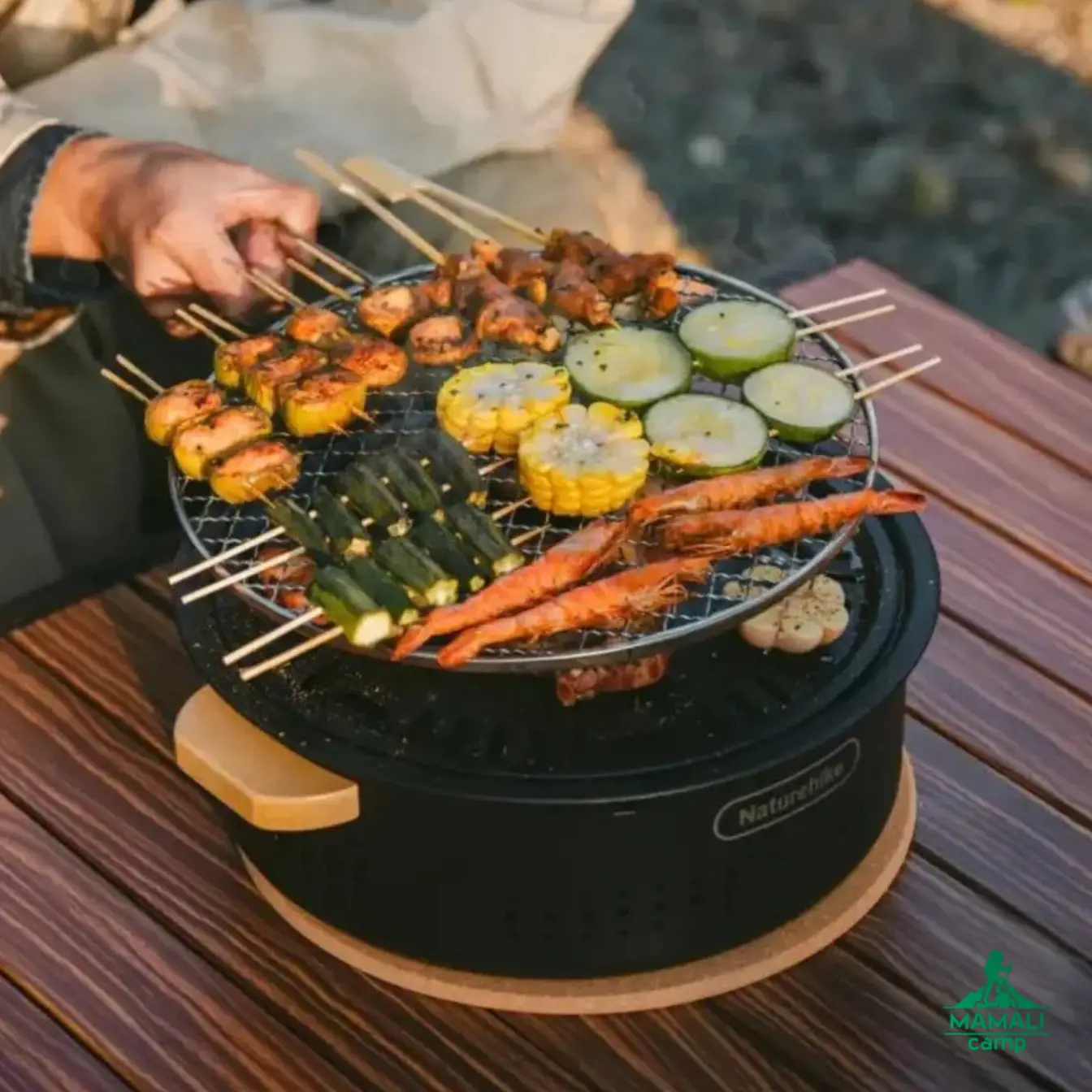 اجاق گاز گرد رومیزی نیچرهایک مدل CNK2550CF010 اورجینال