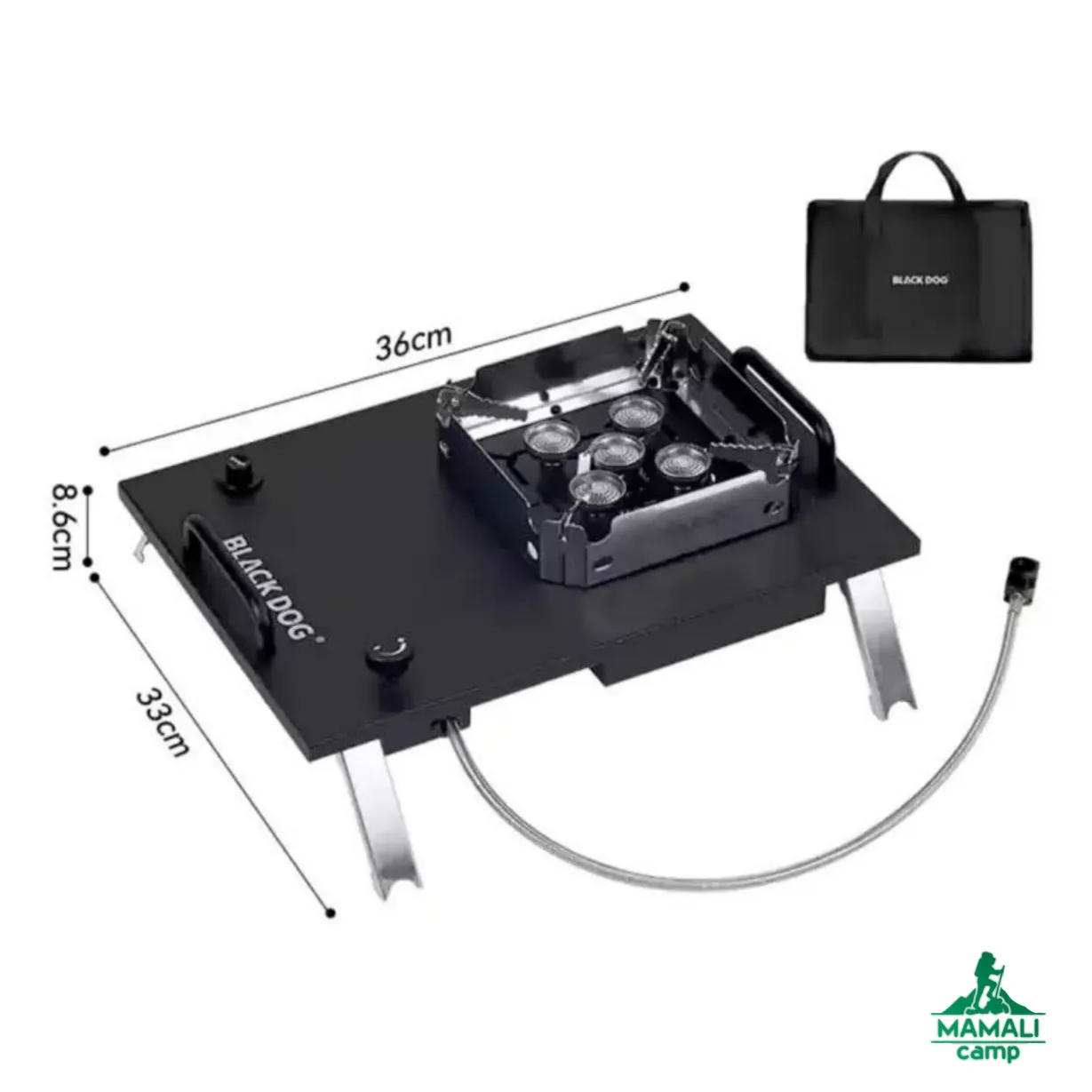اجاق گاز رومیزی 5 هسته‌ای بلک داگCBD2550CF010