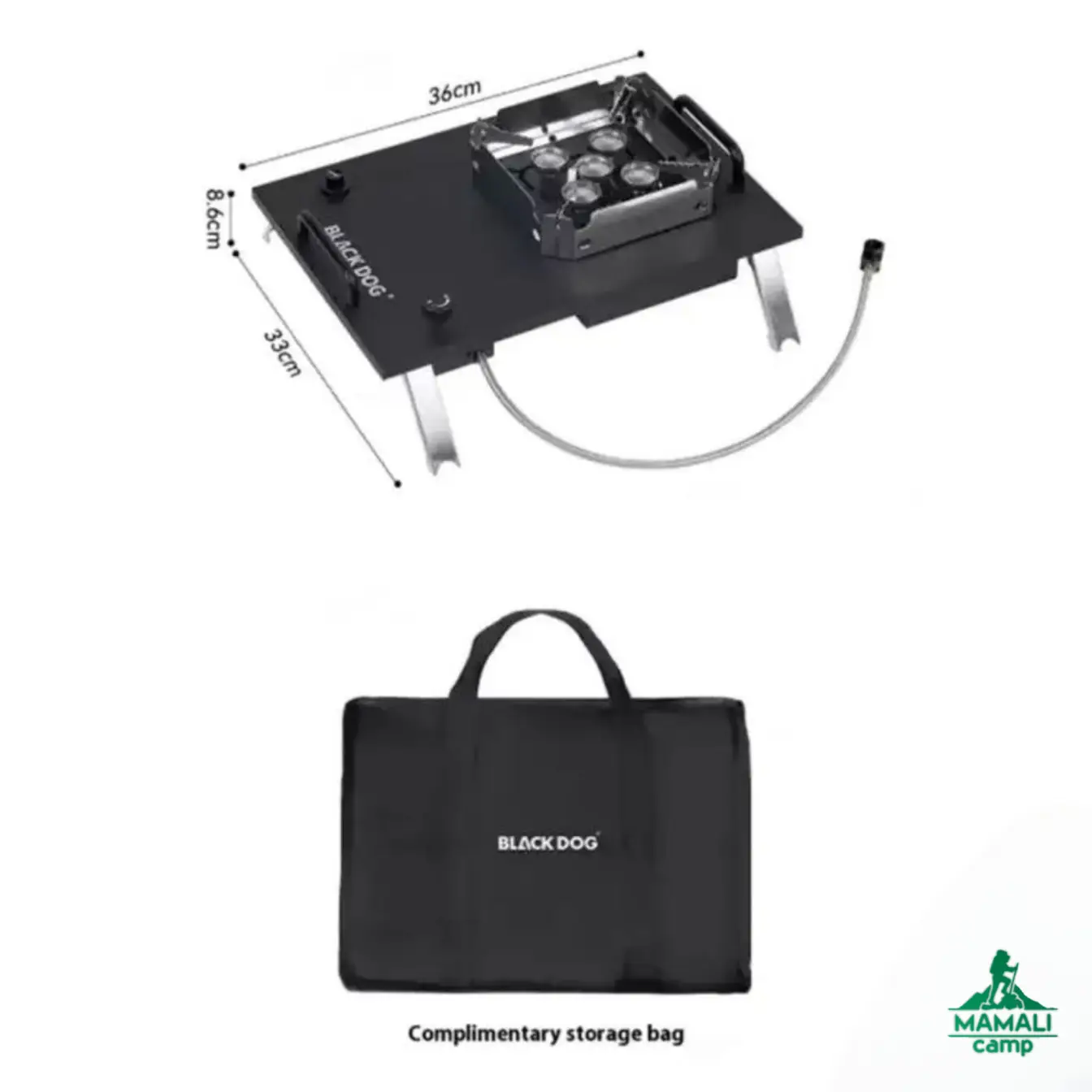 اجاق گاز رومیزی 5 هسته‌ای بلک داگCBD2550CF010