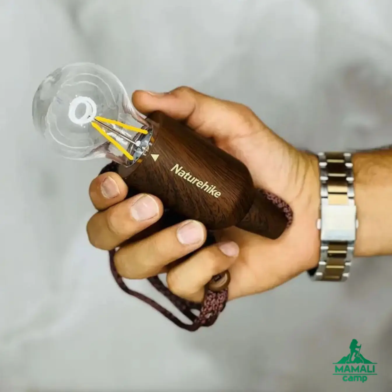 چراغ آویز حبابی شارژی نیچرهایک مدل NH21ZM002 اورجینال